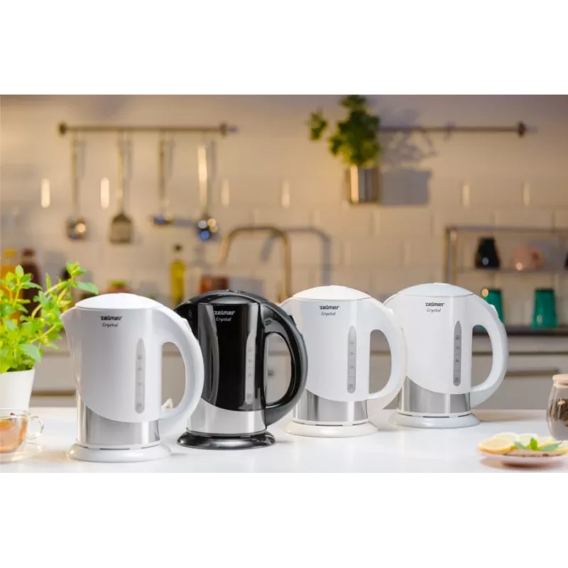 Chaleira elétrica Zelmer 1,7 l 1850 W preta