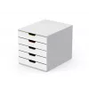 Durable VARICOLOR Mix 5 caixa de arquivo em plástico multicolor branco 762527
