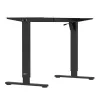 Secretária com ajuste elétrico de altura Ergo Office, altura máx. 1160 mm, máx. - 80 kg, sem tampo para trabalho sentado/de pé, preto, ER-400 B