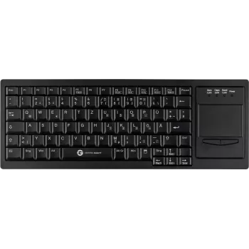 Teclado GETT CleanType Xtra Touch USB QWERTZ alemão preto