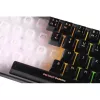 Teclado gaming Deltaco DK240 mini 60% USB, RGB preto