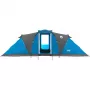 Tenda COLEMAN Spruce Falls 6 (2025) — tenda de túnel, 6 pessoas, azul/cinzento
