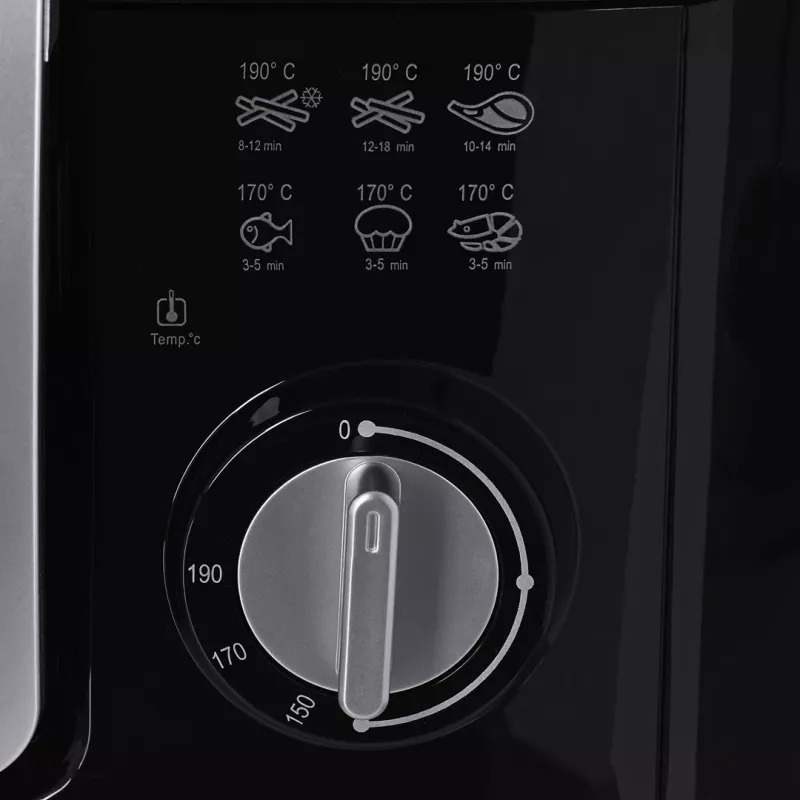 Fritadeira Mesko Home MS 4908 single 2,5 L 1800 W preta cinzenta