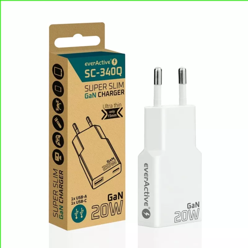 Carregador SUPER SLIM QC 3.0 SC-340Q