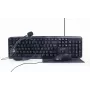 Gembird KBS-UO4-01 teclado rato incluído Office USB QWERTY inglês dos EUA preto