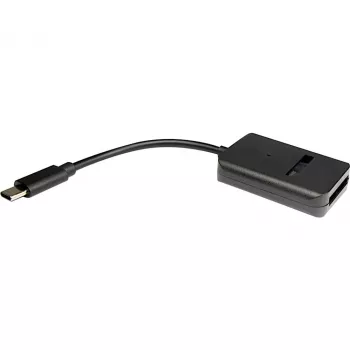 Adaptador INTER-TECH M.2 para USB Type-C K-1696-P2, conector fêmea M.2, conector macho USB-C, 5V, 37×54×12 mm, preto