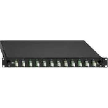 Caixa de fusão de fibra ótica Rutenbeck Splice Box BasicLine 19 polegadas retrátil para montagem na parede, modelo 2280302120