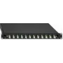 Caixa de fusão de fibra ótica Rutenbeck Splice Box BasicLine 19 polegadas retrátil para montagem na parede, modelo 2280302120