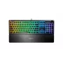 SteelSeries Apex 3 Teclado gaming, layout US, com fios, preto SteelSeries Apex 3 Teclado gaming, resistente à água IP32 para proteção contra derrames, Cu