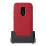 Telemóvel Doro Leva E22, 2,8 polegadas (7,11 cm) ecrã, Single SIM, câmara 0,3 MP, 1150 mAh, 127,8 g, vermelho/branco