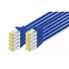 Cabo de rede DIGITUS CAT 6A S/FTP DK-1644-A-010-B-10, 1 m, azul, 10 unidades