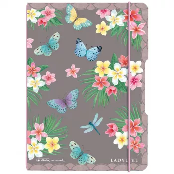 Caderno Herlitz my.book flex A5 40 folhas multicolor