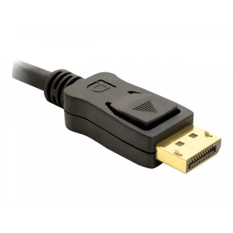Cabo DisplayPort DeLOCK 82423 1 m macho a macho preto