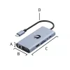 Adaptador USB-C 11-em-1 Hawk HW-HUB1101 — hub multiporta com 11 ligações