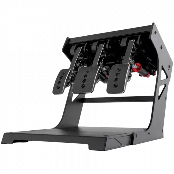 Conjunto de pedais Simagic P1000i-RS invertido preto – travão Load-Cell, três pedais