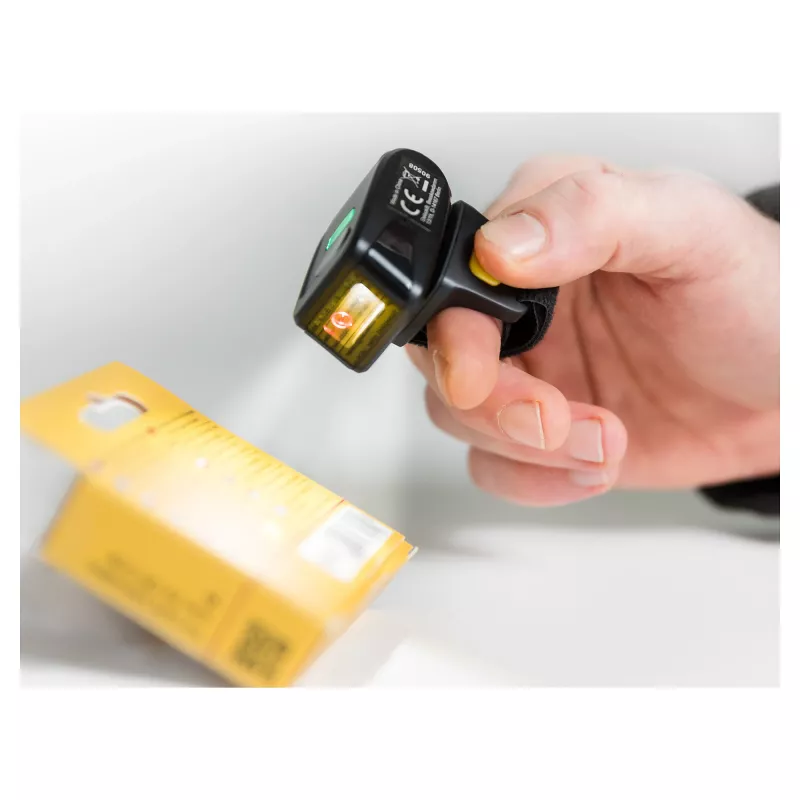 Delock 90547 Fita de velcro para scanner de anel, nylon, preto