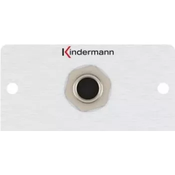 Tomada Kindermann 7444000417 6,35 mm alumínio