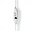 Cobertor elétrico de cama individual Nedis PEBL120CWT1, 150 x 80 cm