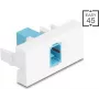 Módulo de patch panel DELOCK 90899 SC Simplex aqua