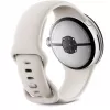 Google Pixel Watch 3 45 mm Wi-Fi smartwatch, prateado polido (Porcelain)