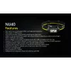Lanterna de cabeça Nitecore NU40 preta LED 2 lâmpadas IP68