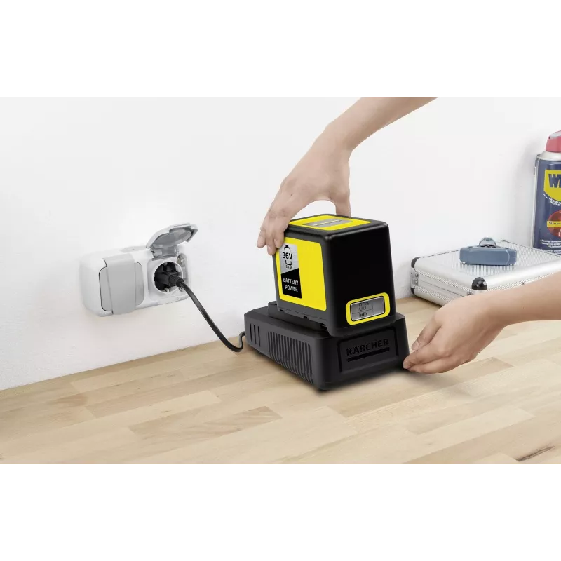 Kärcher 2.445-031.0 Battery Power 36/50 bateria de iões de lítio, 36 V, 5 Ah, 180 Wh, 1,5 kg, amarela