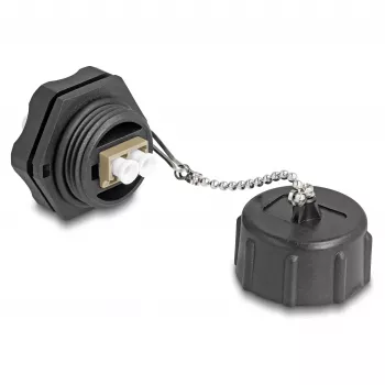 Conector de fibra ótica DeLOCK LC duplex para LC duplex multimodo IP68