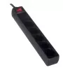 Proteção contra sobretensão EnerGenie SPG5-C-15 preto 5 tomadas AC 250 V 4,5 m