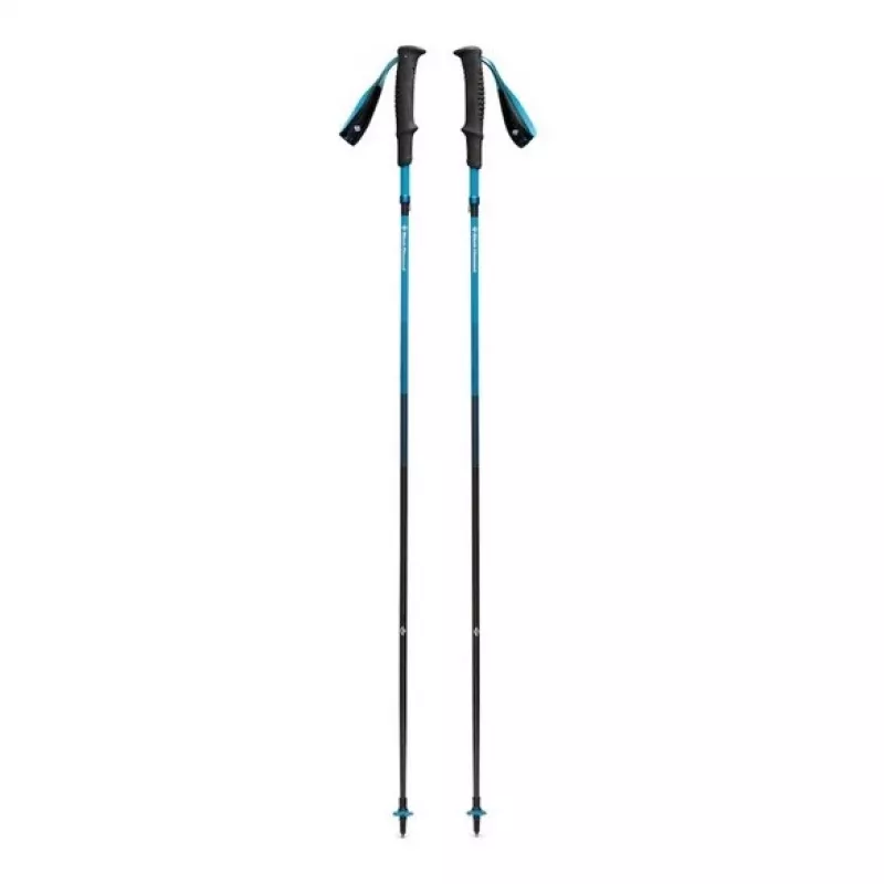 Bastões de trekking DIAMOND DISTANCE CARBON pretos, 125CM - DESERT SKY