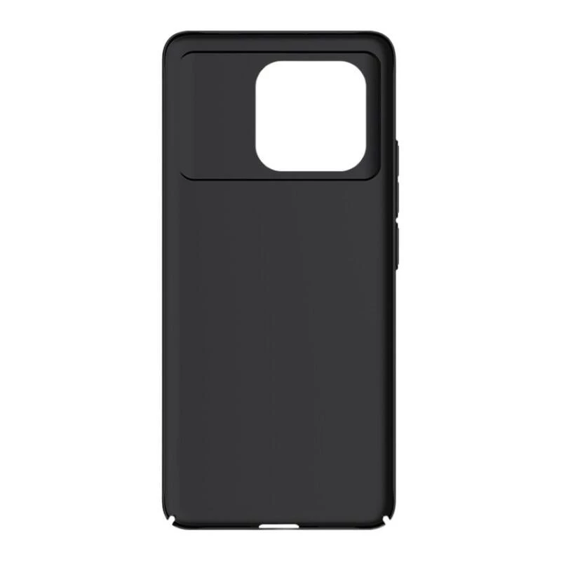 Capa de proteção Nillkin Super Frosted Shield Pro para Xiaomi Redmi K70E / Poco X6 Pro 5G — preta, rígida mate antiderrapante
