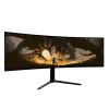 Monitor LED Curvo 49 polegadas Arozzi Nova — 5120 x 1440 Dual QHD, painel VA, 4 ms, hub USB, VESA