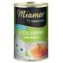 Snack líquido para gatos Miamor MIAMOR Trinkfein Kitten bebida vital com frango 135 ml, sem cereais, iguaria líquida carnuda