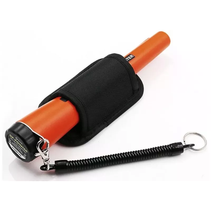 Detetor de metais de mão Extralink GP-Pointer SA-980 laranja — sonda pinpointer para localizar pequenos objetos metálicos