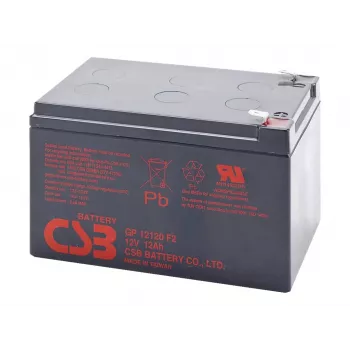 Bateria AGM 12Ah 12V F2 VRLA (GP12120)