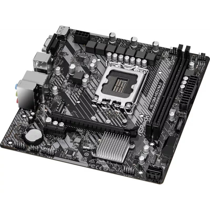 Placa-mãe ASRock H610M-HDV/M.2 R2.0 LGA1700 DDR4 Micro-ATX