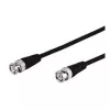 Cabo de ligação Wentronic Goobay BNC, preto, 1 m – ficha BNC > ficha BNC (50272)