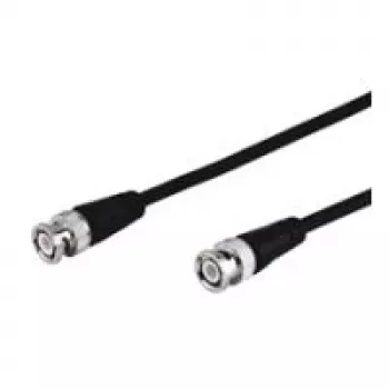 Cabo de ligação Wentronic Goobay BNC, preto, 1 m – ficha BNC > ficha BNC (50272)