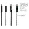 Good Connections Cabo de carregamento e dados USB 2.0 para iPhone/iPad/iPod conector USB-C para Lightning - O cabo de alta qualidade e oficialmente certificado pela Apple