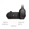 AVer F50+ Câmara de documentos preta 25,4 / 3,2 mm (1/3,2) CMOS USB 2.0