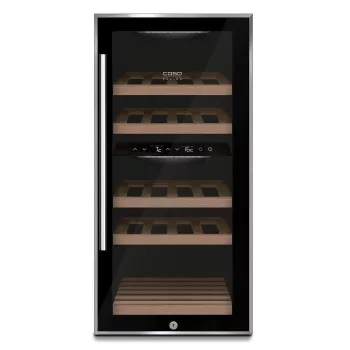 Caso | Garrafeira | WineComfort 24 | Classe de eficiência energética G | Vitrina | Capacidade para 24 garrafas | Tipo de refrigeração tecnologia de compressor | Preto