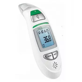 Termómetro de contacto Medisana TM 750 — termómetro de contacto digital, memória 30, intervalo 0–100 °C, °C/°F, LCD, branco