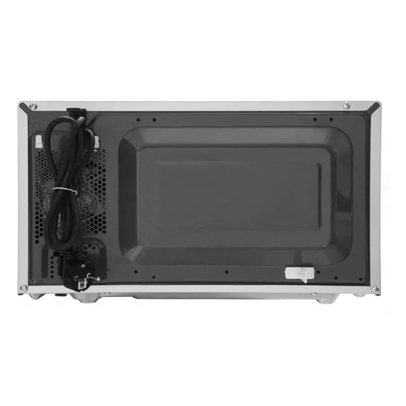 Micro-ondas Amica AMGF20M1GS de bancada com grelhador 20 L 700 W preto, prateado