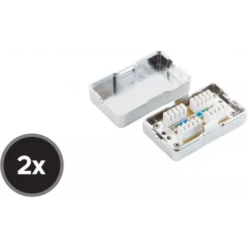 Tomada de rede de parede Cat6 shiverpeaks BS75001-SET2