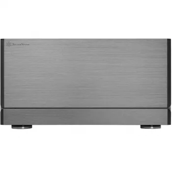 Caixa de PC SilverStone Crown 04 SST-CW04TB — formato HTPC, suporte SSI-EEB, cinzento-escuro