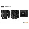 be quiet! Dark Rock Elite Refrigeração de ar para processador 13,5 cm Preto 1 unid.
