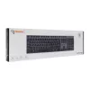 Teclado sem fios SBOX WK-131 US, design compacto em metal, layout US