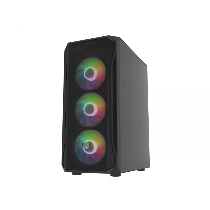 Caixa Fury Shobo SH4F com janela RGB e 4 ventoinhas MIDI Computador PC
