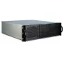 Inter-Tech 3U-30248 Rack preto, aço inoxidável
