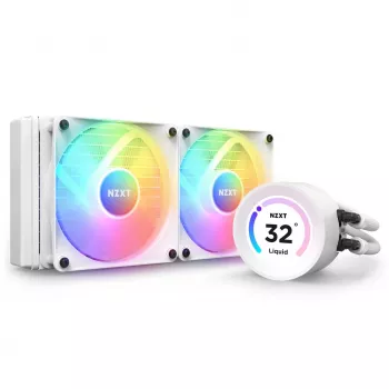 Arrefecedor líquido All-in-One NZXT Kraken Elite 240 RGB 12 cm branco