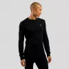 T-shirt Odlo BL TOP decote redondo manga comprida ACTIVE WARM ECO homem, tamanho M, preto